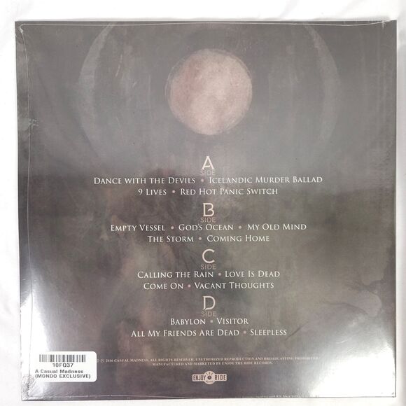 The Evesdroppers LP Black & Silver Split Mondo Exclusive Limited Edition Vinyl - Picture 2 of 2